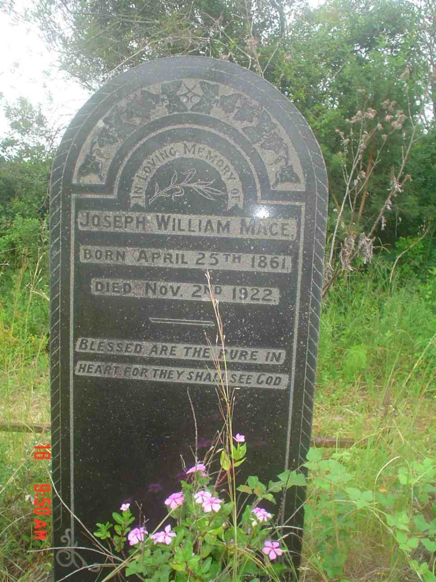 MACE Joseph William 1861-1922