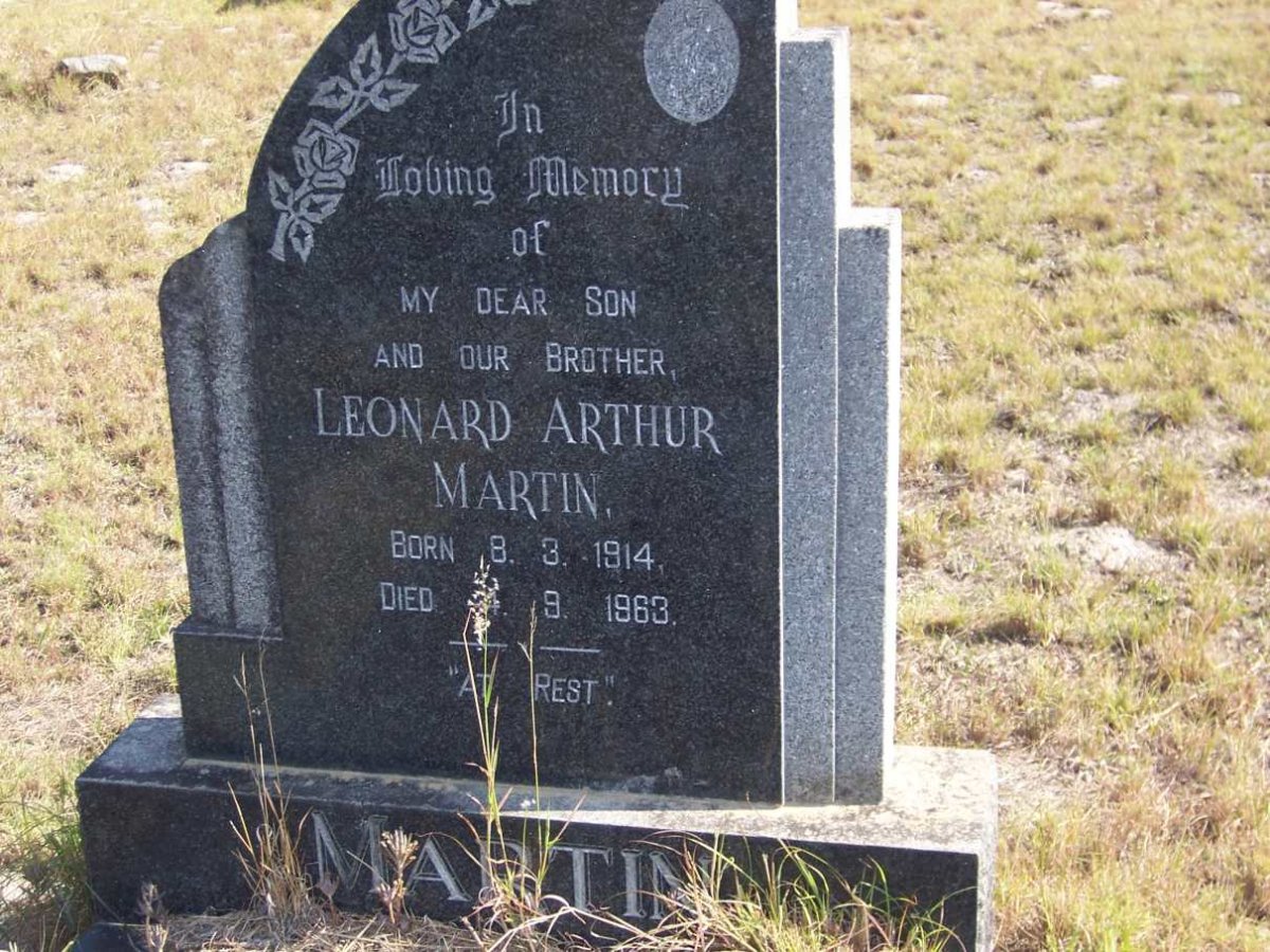 MARTIN Leonard Arthur 1914-1963
