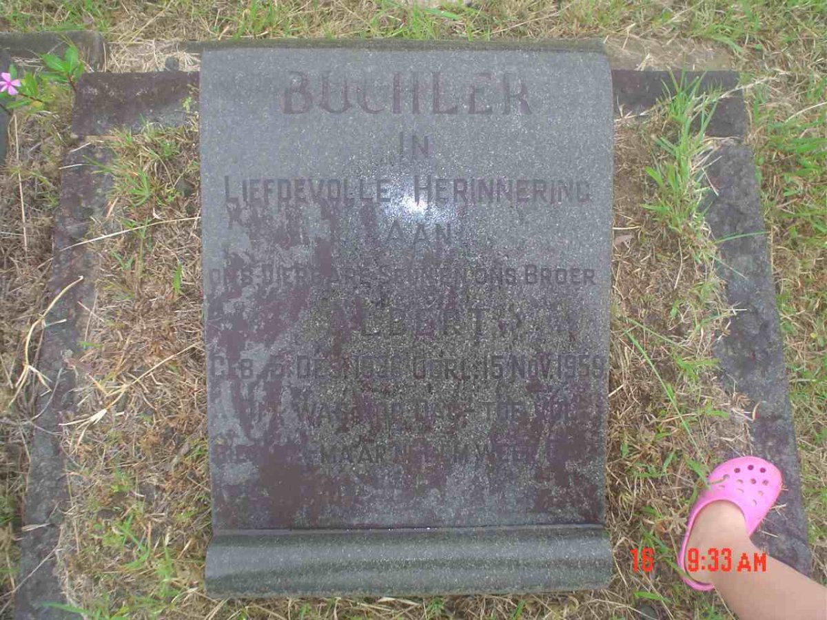 BUCHLER Albert 1936-1959