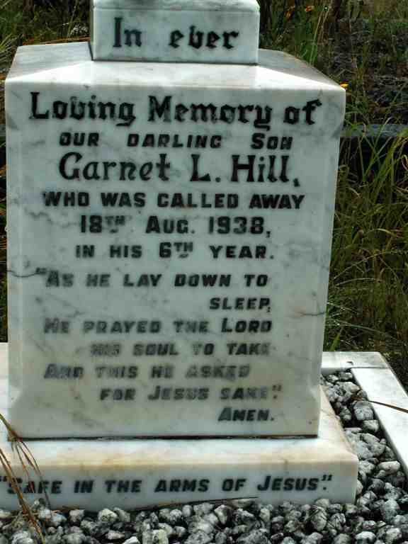 HILL  Garnet L.  -1938