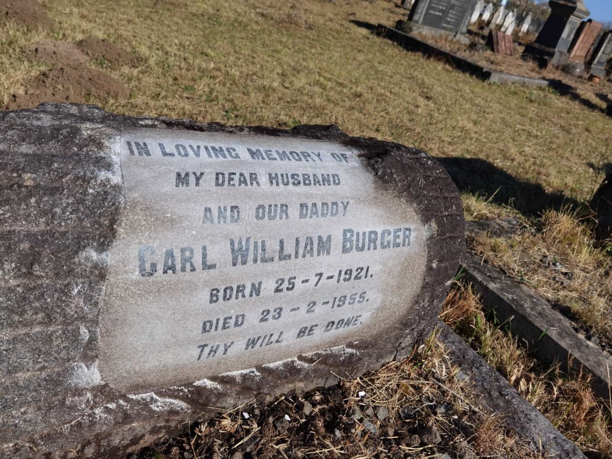 BURGER Carl William 1921-1955