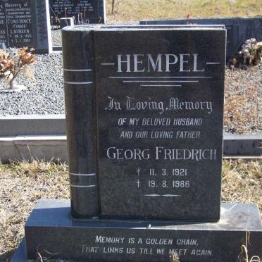 HEMPEL Georg Friedrich 1921-1986