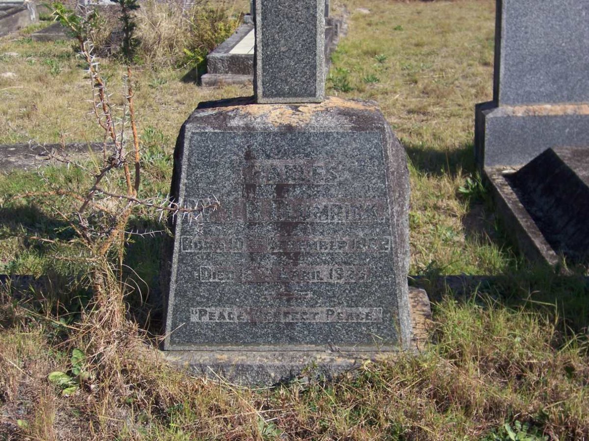 BLUMRICK Charles M.T.R. 1862-1925