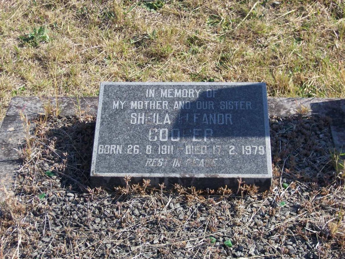 COOPER Sheila Eleanor 1911-1979
