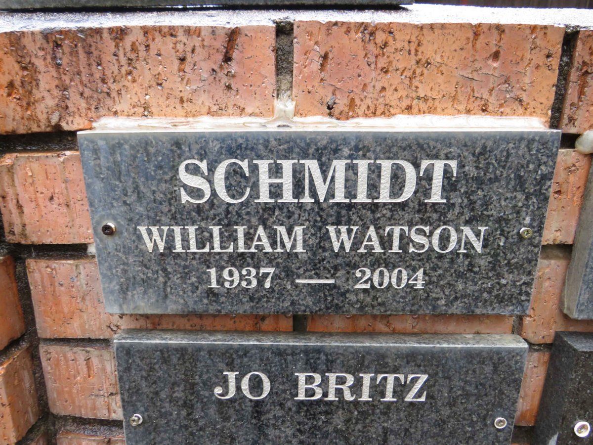 SCHMIDT William Watson 1937-2004 
