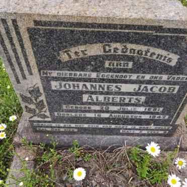 ALBERTS Johannes Jacob 1881-1942