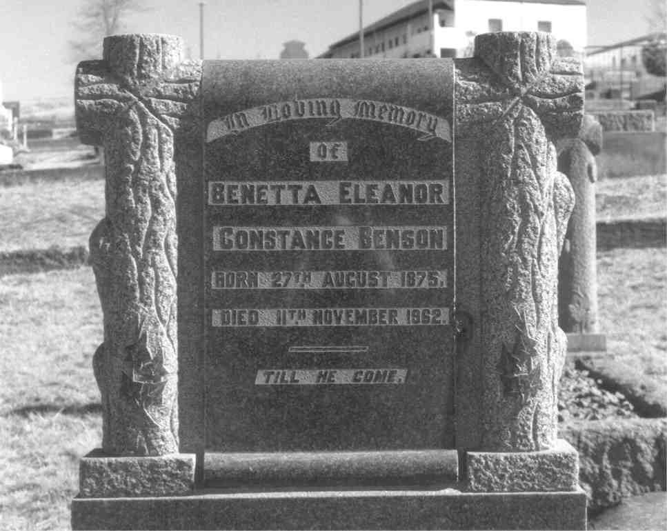 BENSON Benetta Eleanor Constance 1875-1962