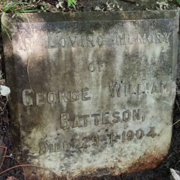 BATTESON George William -1904