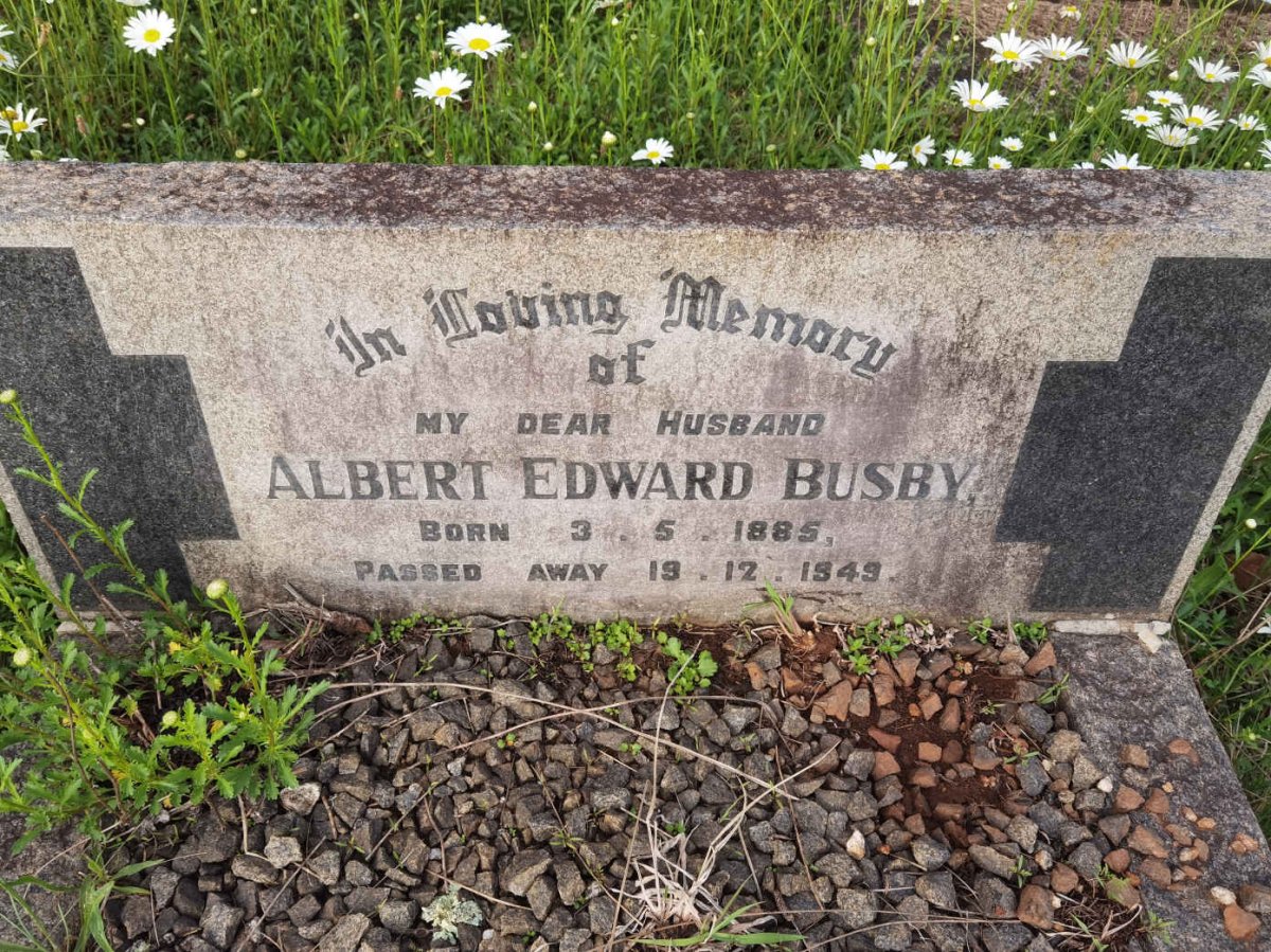 BUSBY Albert Edward 1885-1949