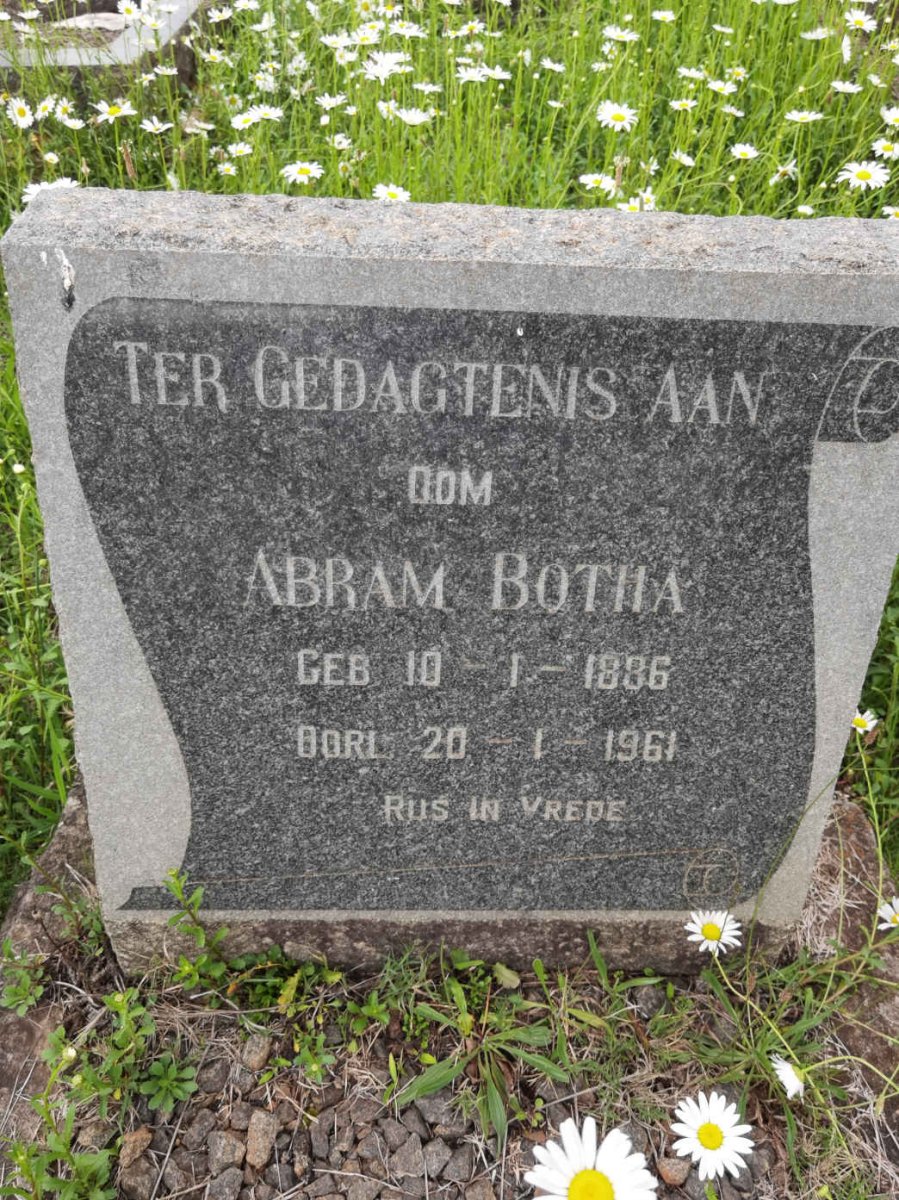 BOTHA Abram 1886-1961