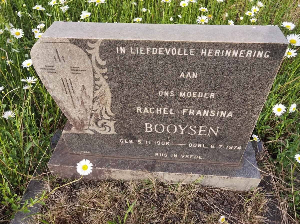 BOOYSEN Rachel Fransina 1906-1974