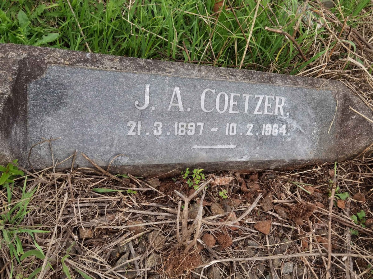 COETZER J.A. 1897-1964