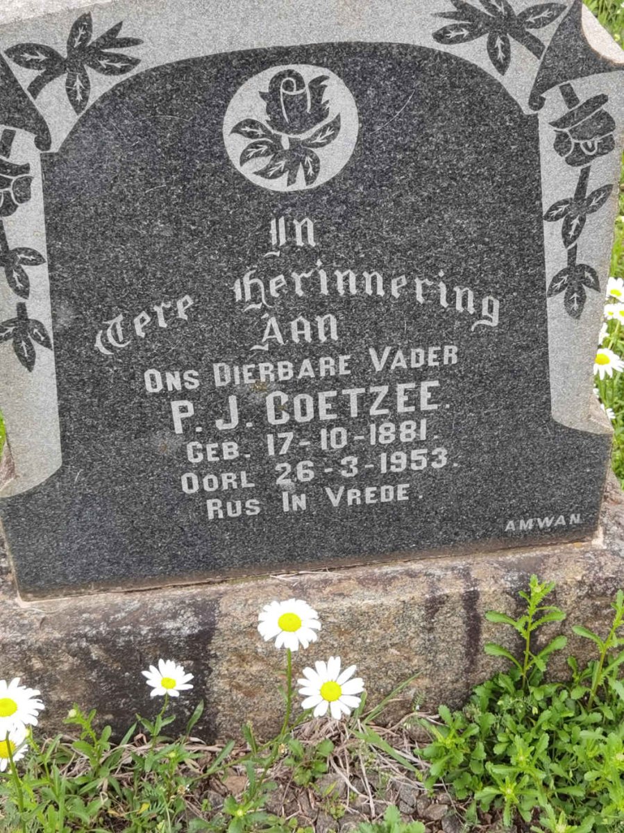 COETZEE P.J. 1881-1953