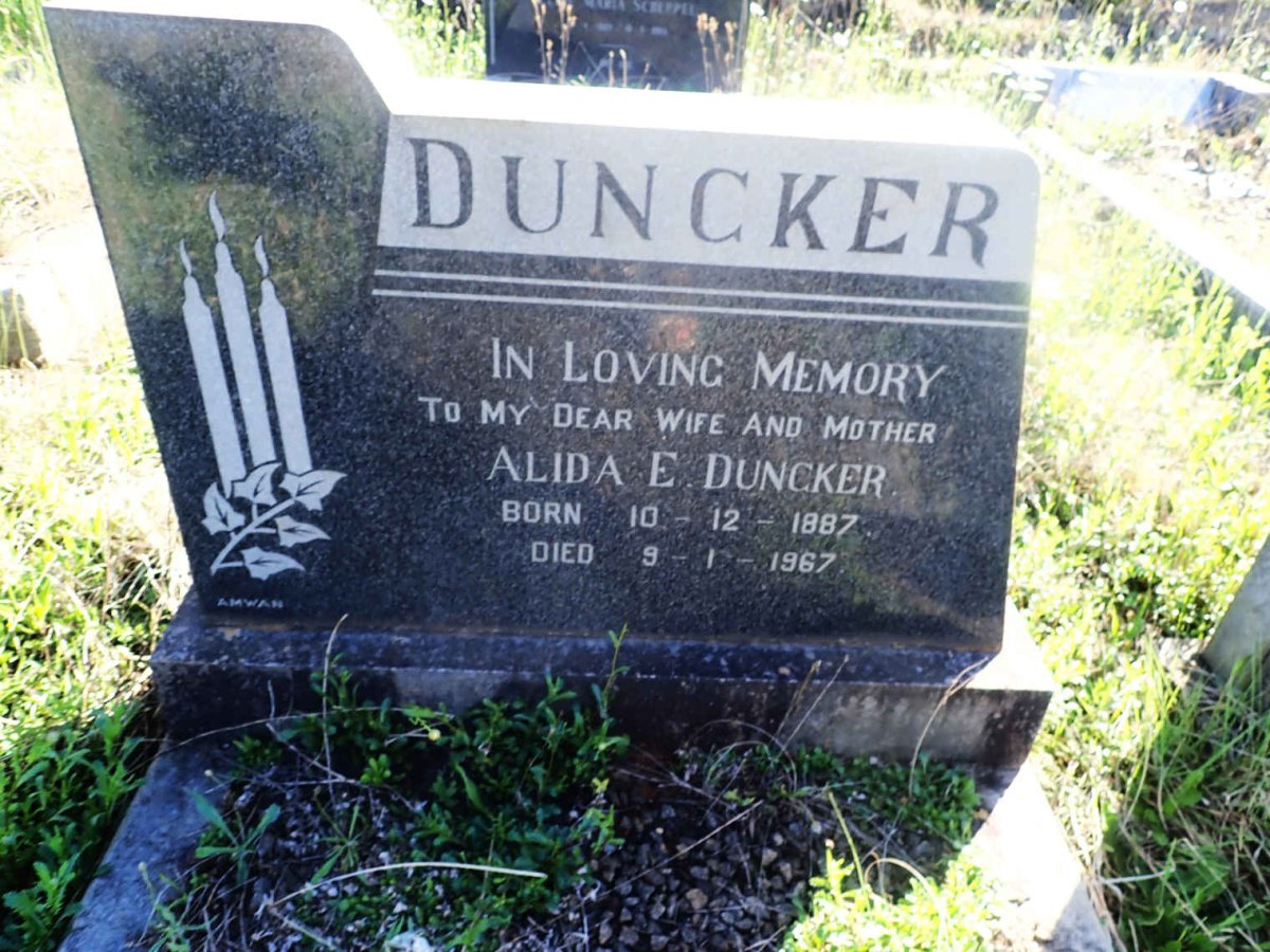 DUNCKER Alida E. 1887-1967