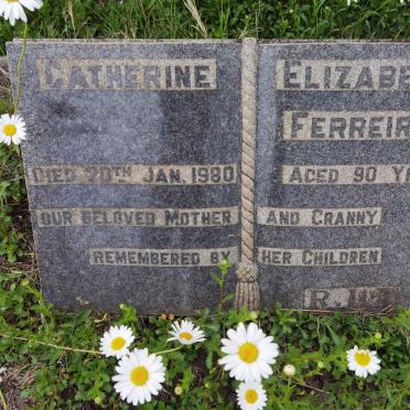 FERREIRA Catherine Elizabeth -1980