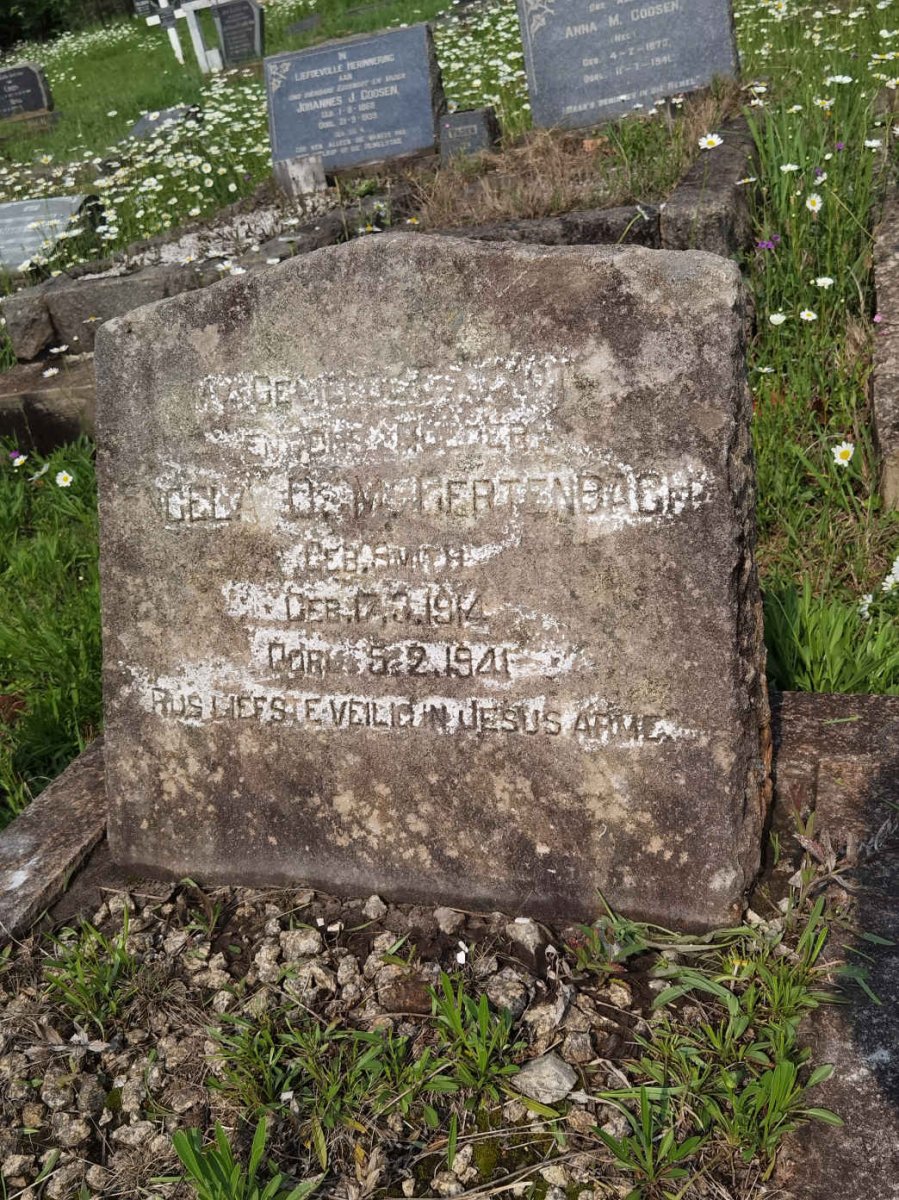 GERTENBACH Engela D.M. nee SMITH 1914-1941