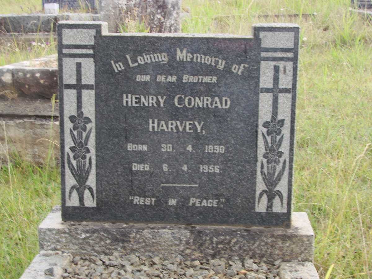 HARVEY Henry Conrad 1890-1956