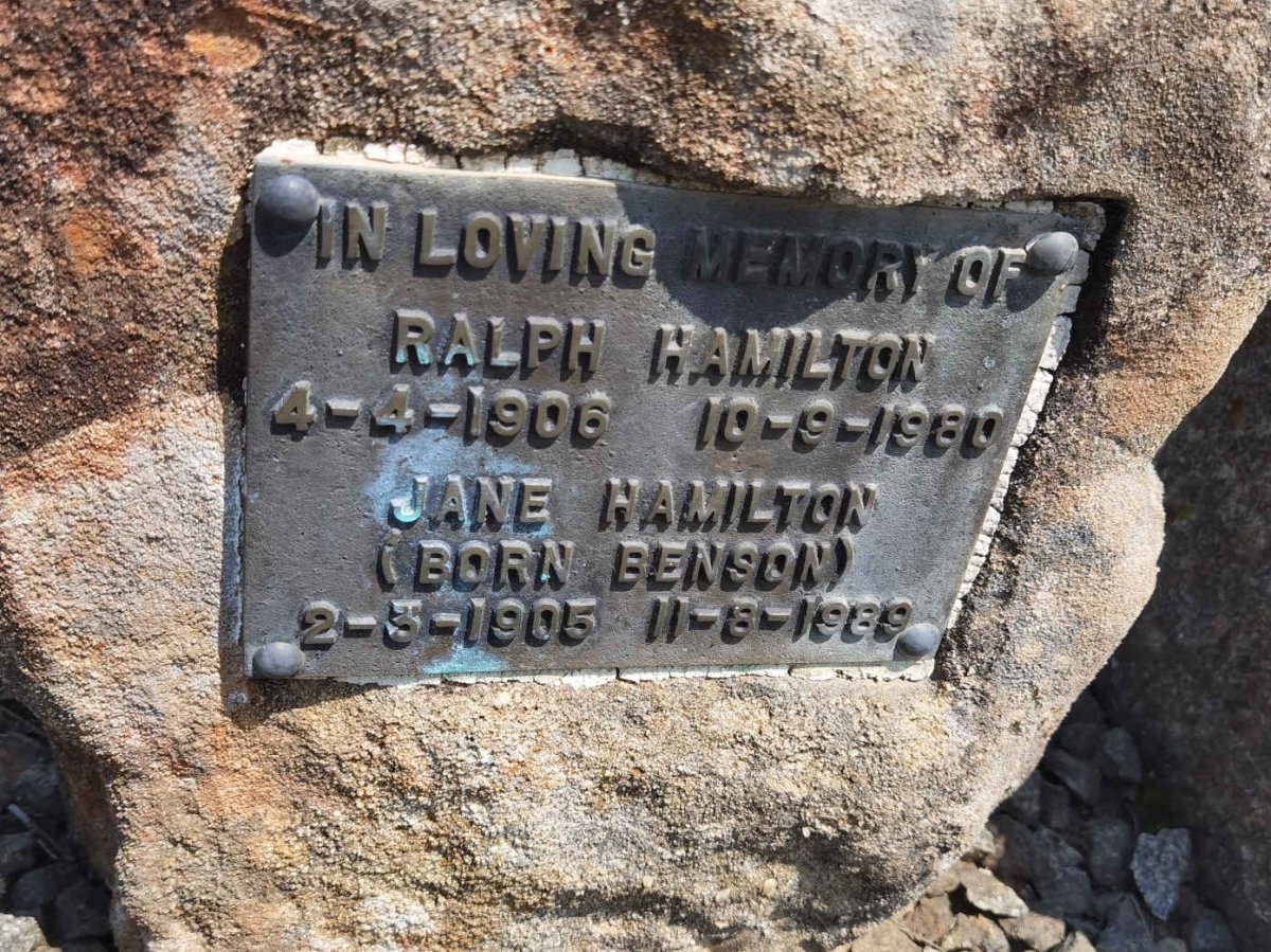 HAMILTON Ralph 1906-1980 &amp; Jane BENSON 1905-1989