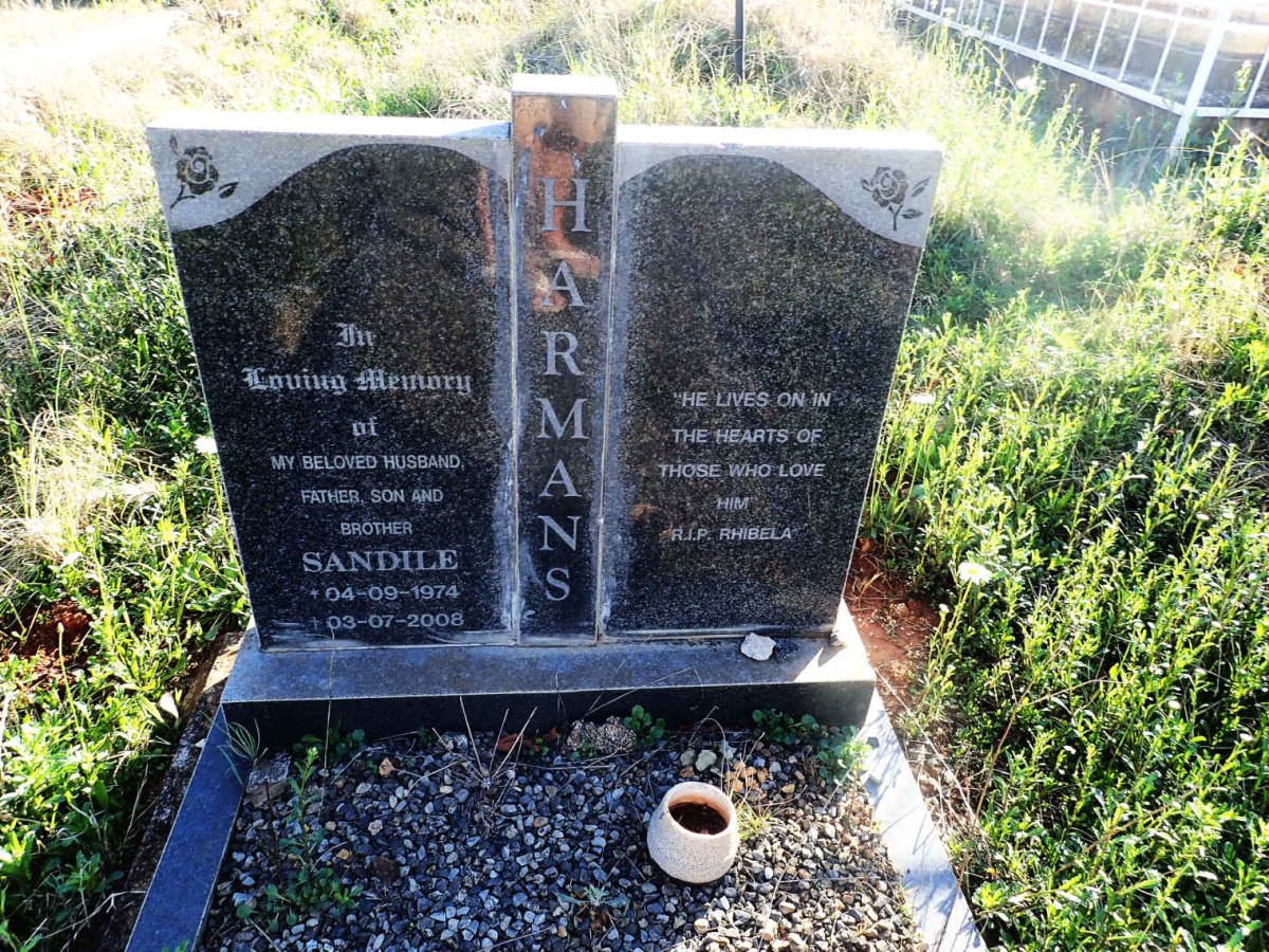 HARMANS Sandile 1974-2008
