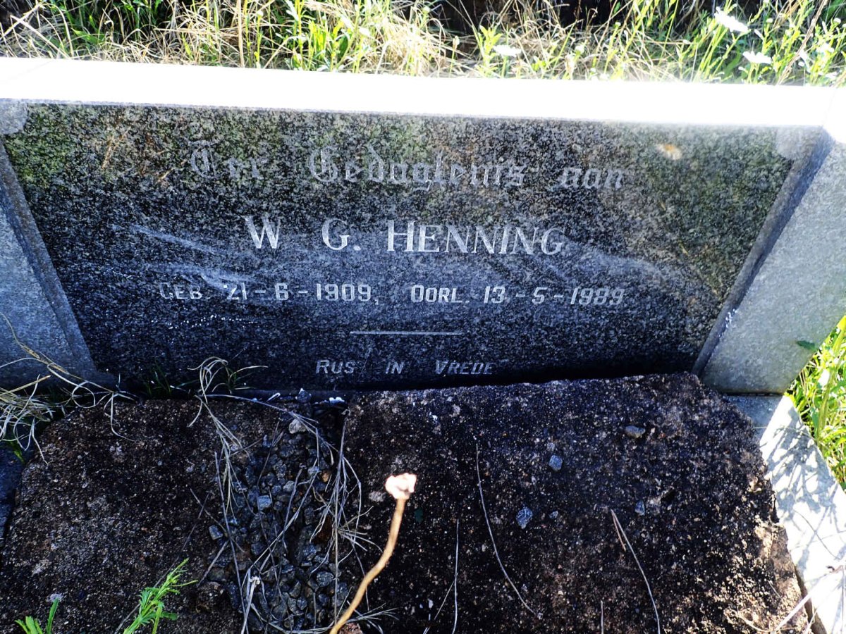 HENNING W.G. 1909-1989