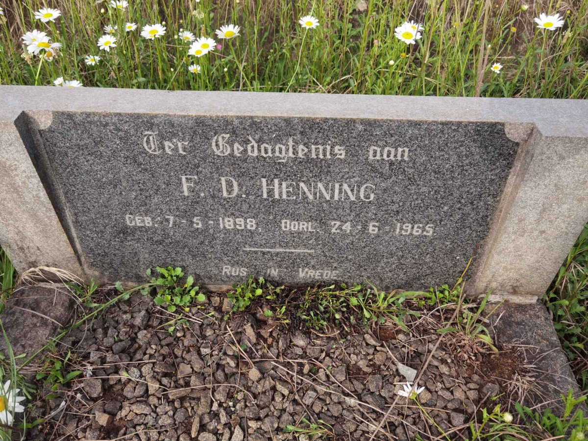 HENNING F.D. 1898-1965