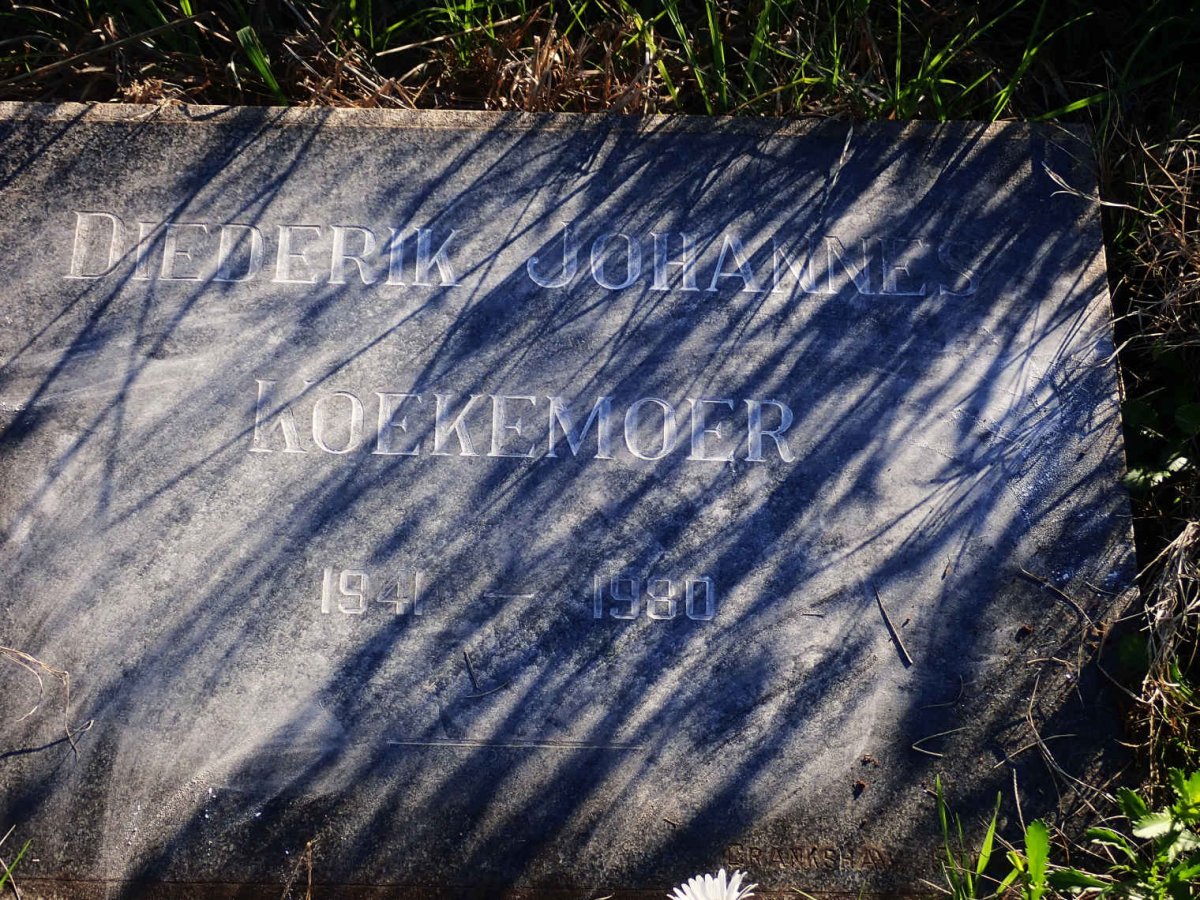 KOEKEMOER Diederik Johannes 1941-1980