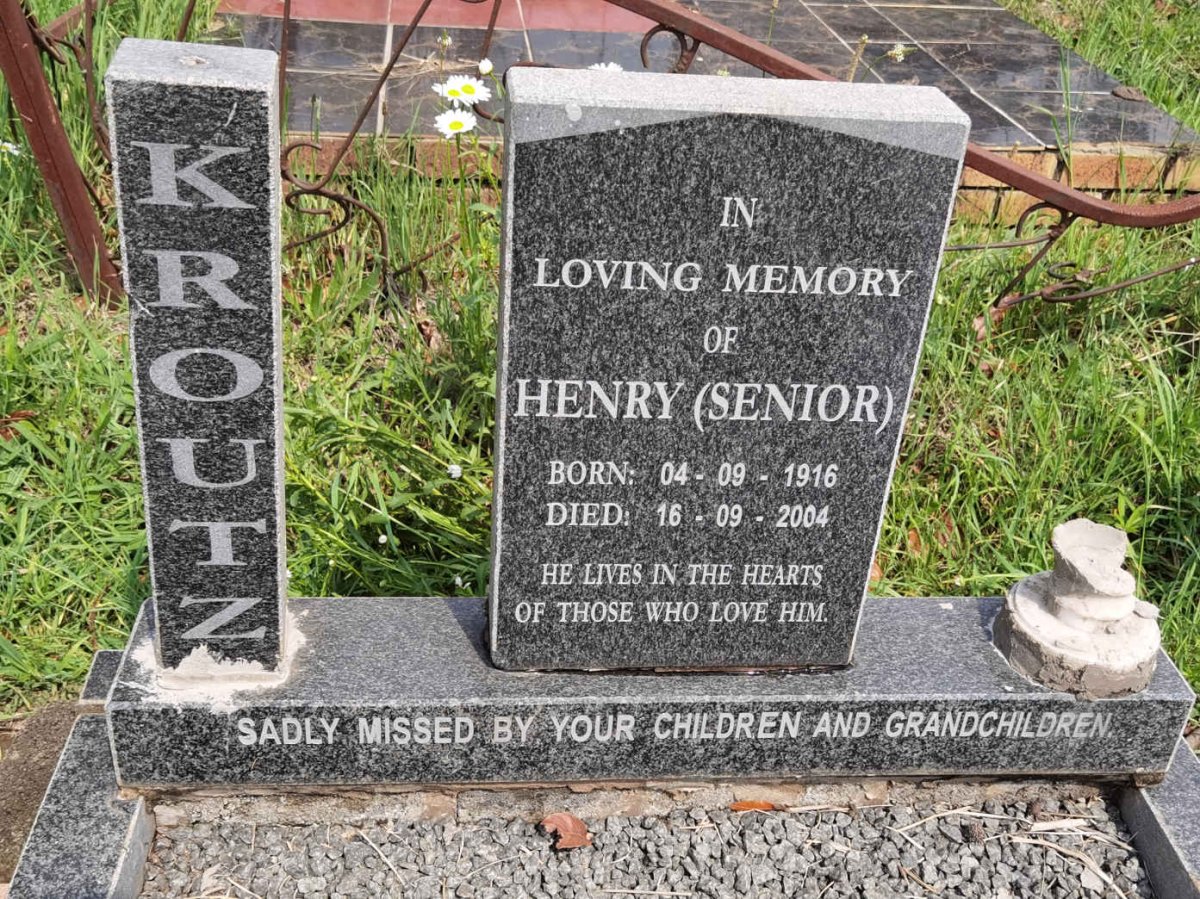 KROUTZ Henry 1916-2004