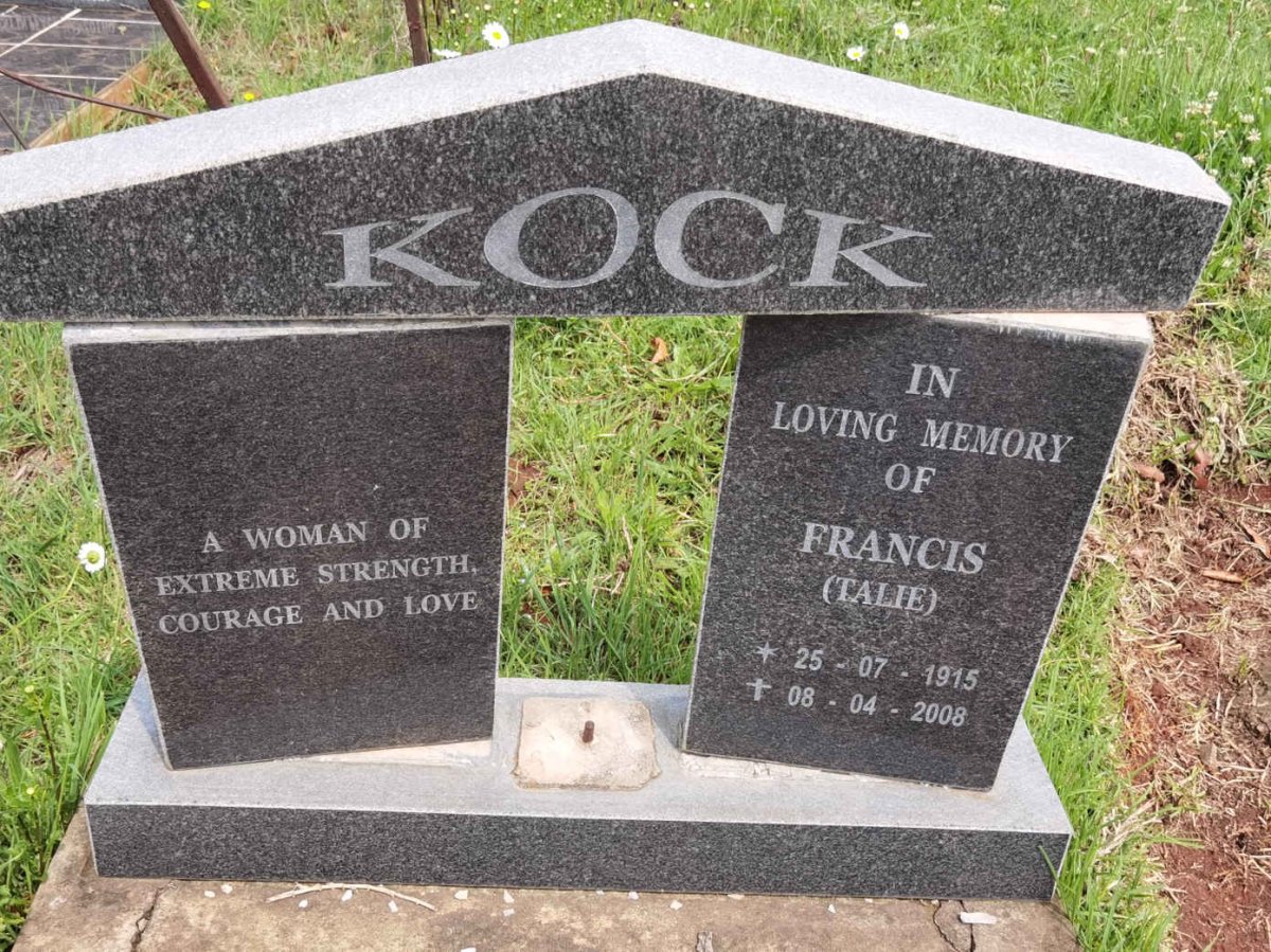 KOCK Francis 1915-2008
