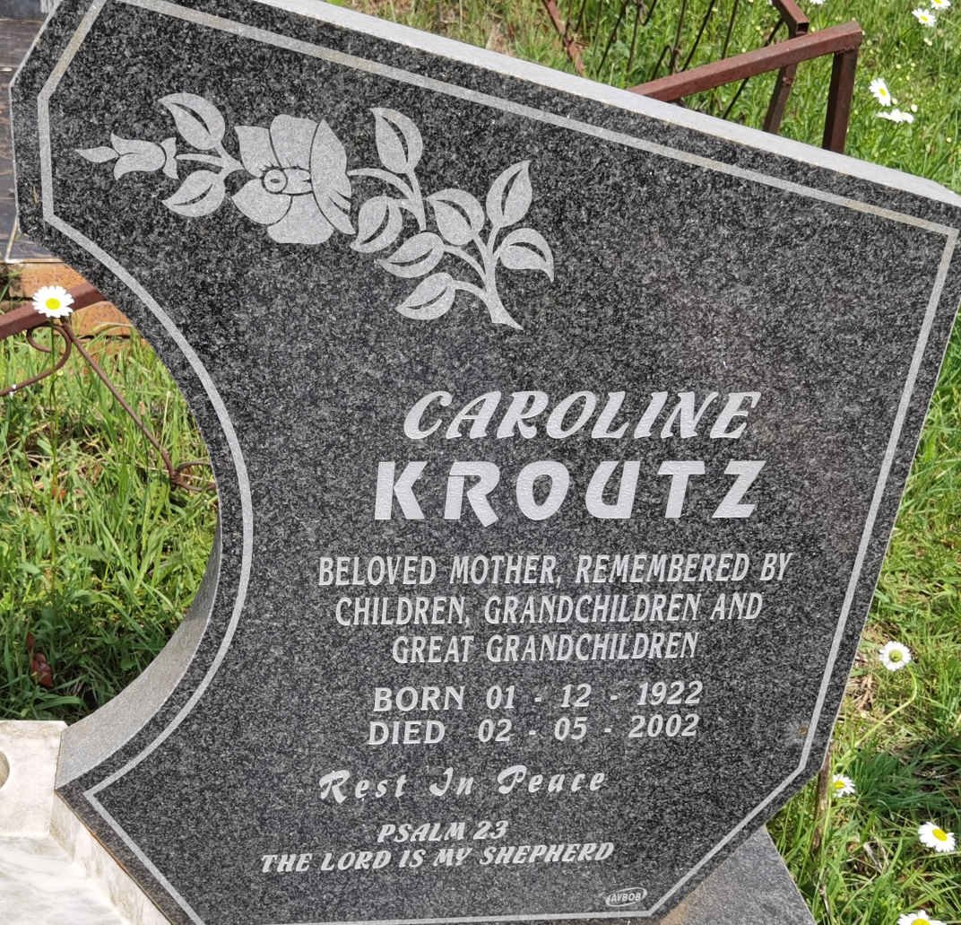 KROUTZ Caroline 1922-2002