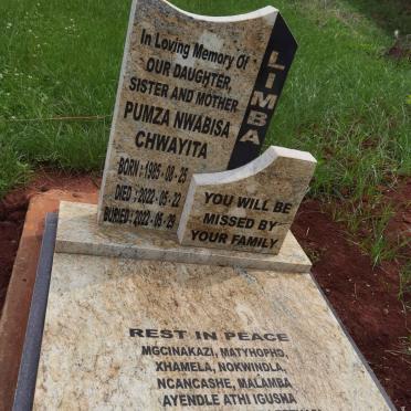 LIMBA Pumza Nwabisa Chwayita 1985-2022