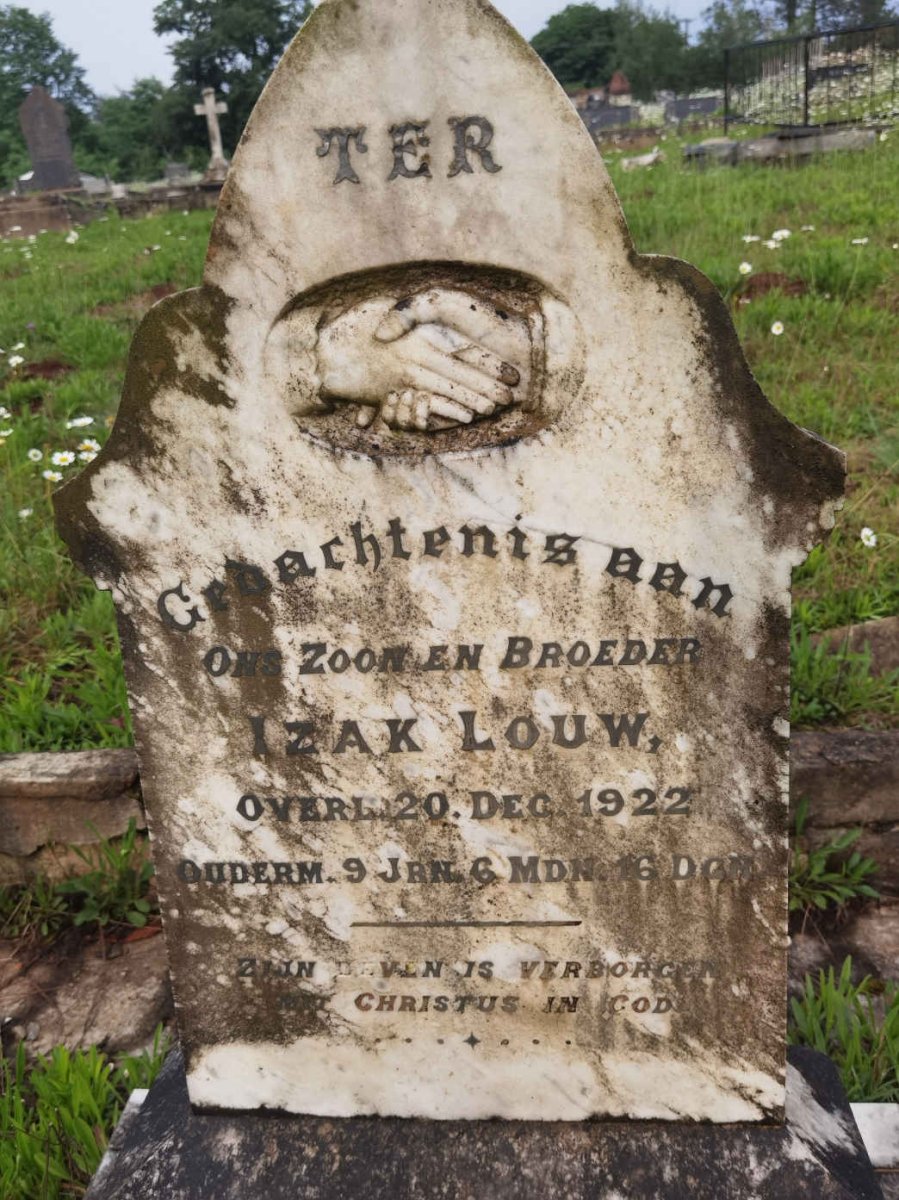LOUW Izak -1922