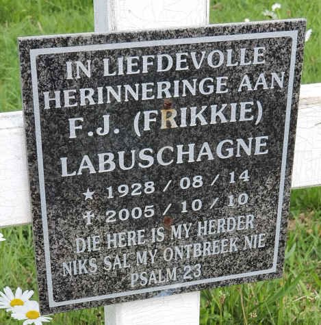 LABUSCHAGNE F.J. 1928-2005