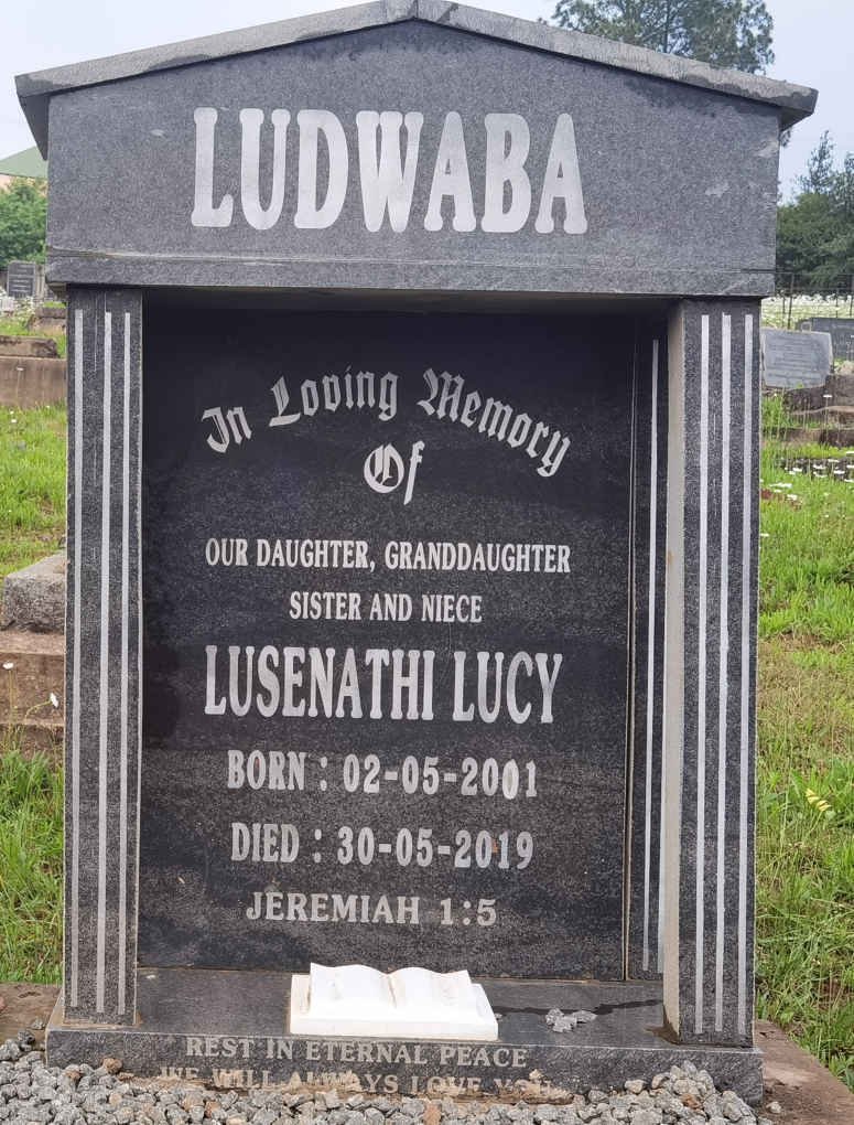 LUDWABA Lusenathi Lucy 2001-2019