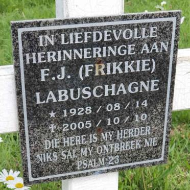 LABUSCHAGNE F.J. 1928-2005