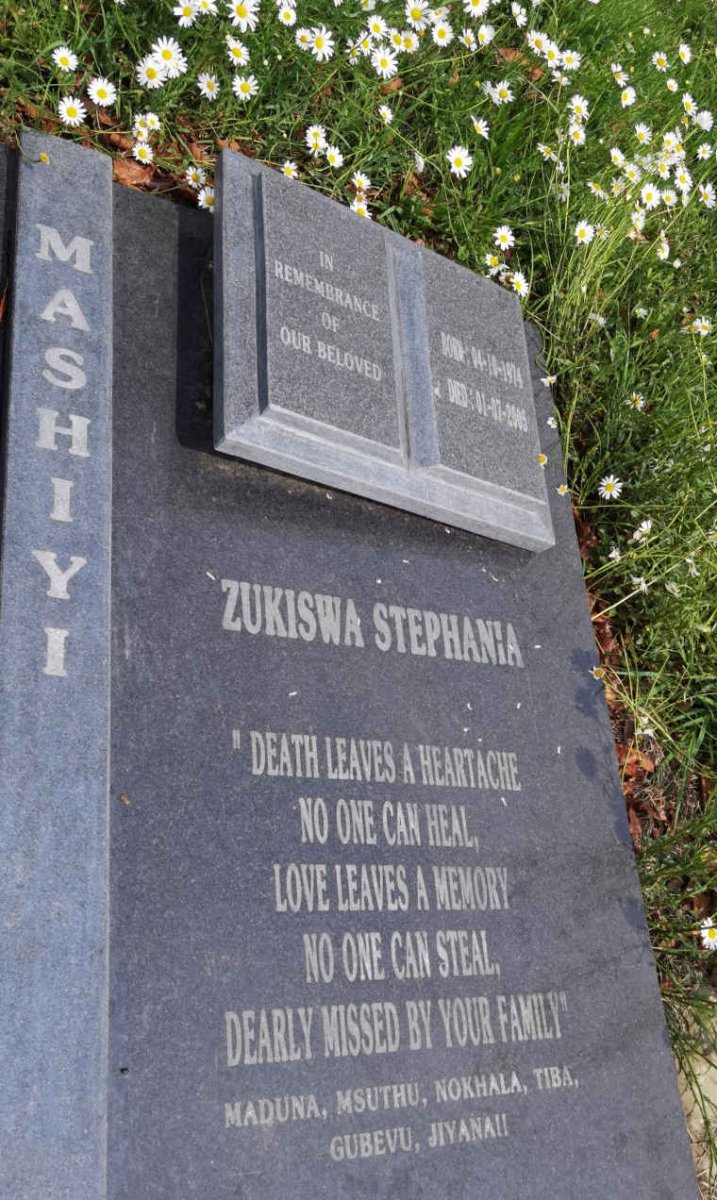 MASHIYI Zukiswa Stephania 19?4-20??