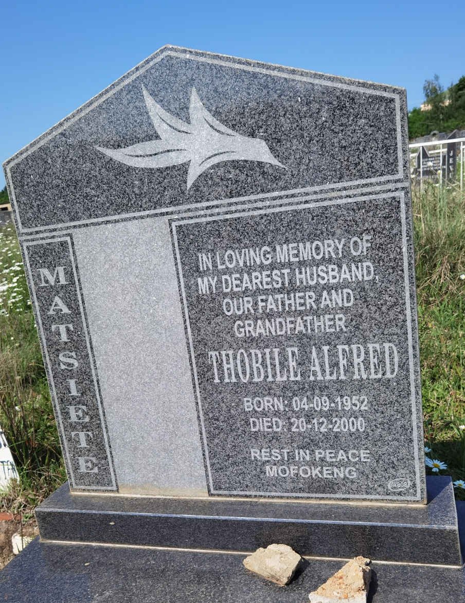 MATSIETE Thobile Alfred 1952-2000