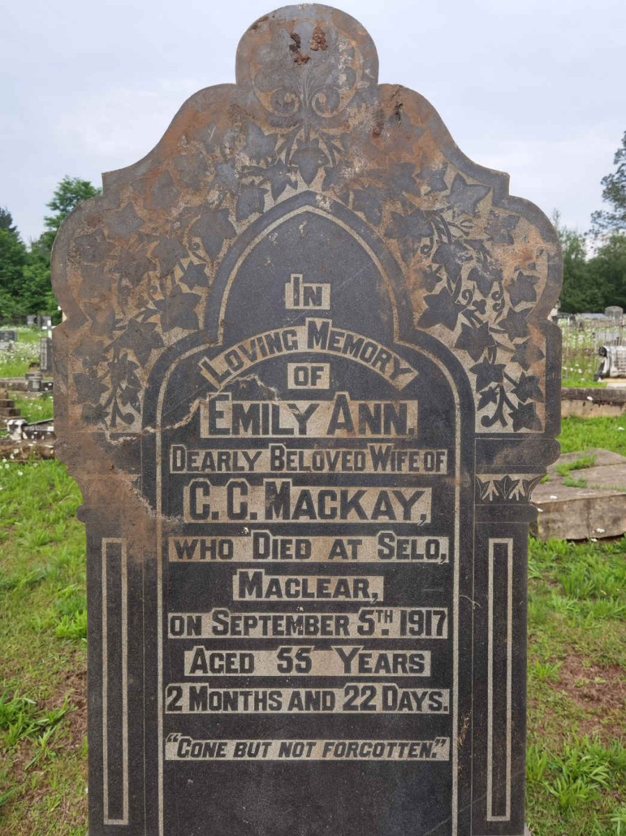 MACKAY Emily Ann -1917