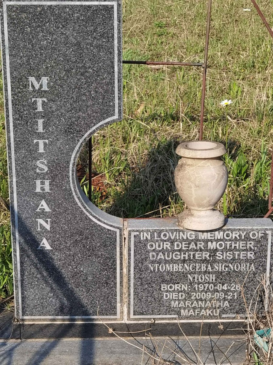 MTITSHANA Ntombenceba Signoria Ntosh 1970-2009