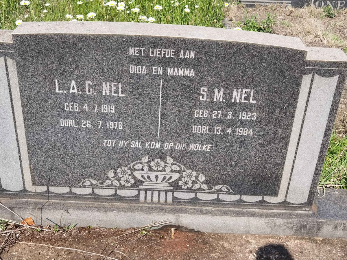 NEL L.A.G. 1919-1976 &amp; S.M. 1923-1984