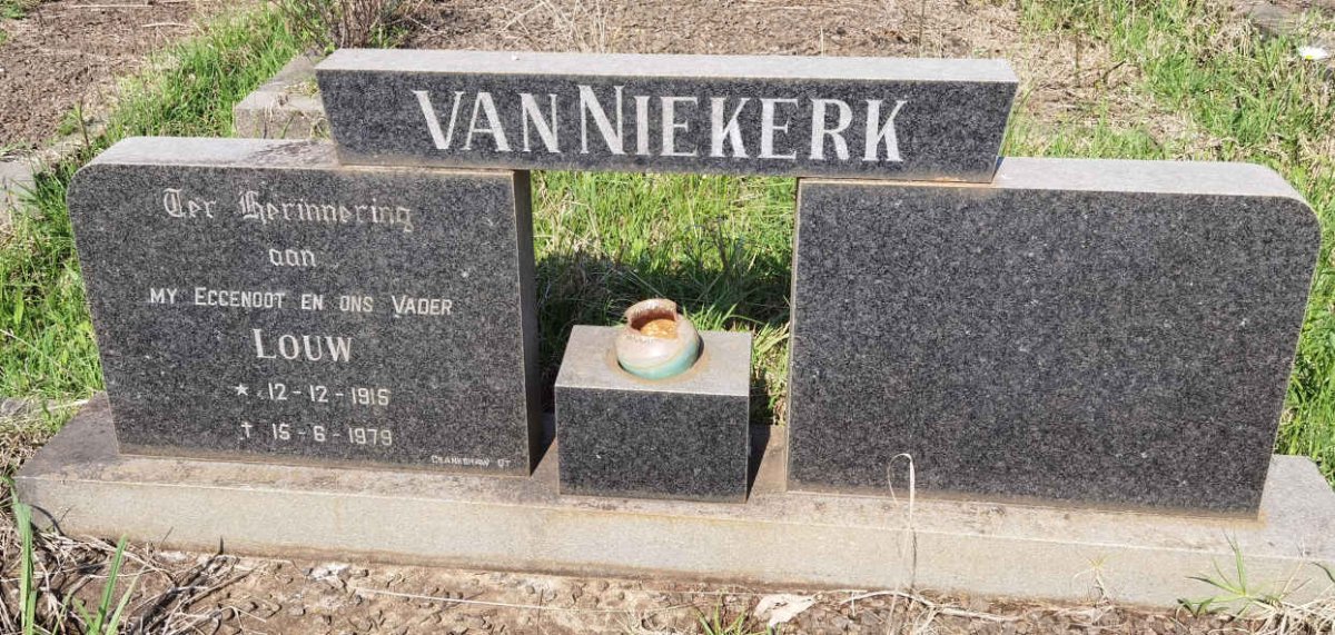 NIEKERK Louw, van 1915-1979