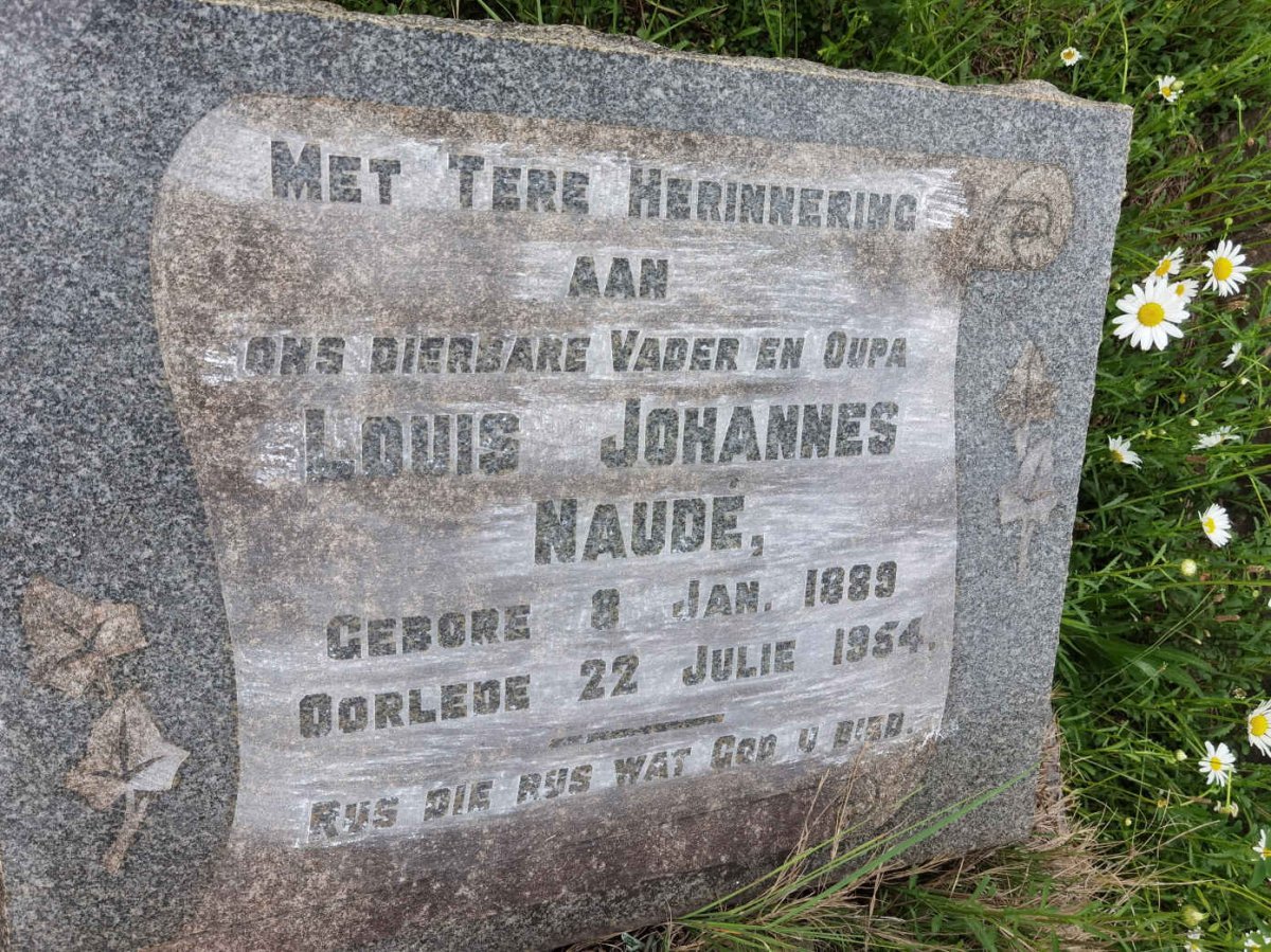 NAUDE Louis Johannes 1889-1954
