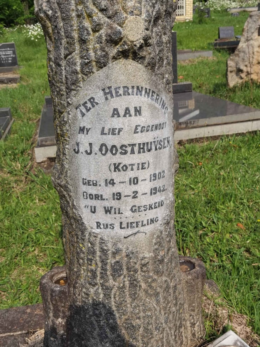 OOSTHUYSEN J.J. 1902-1942