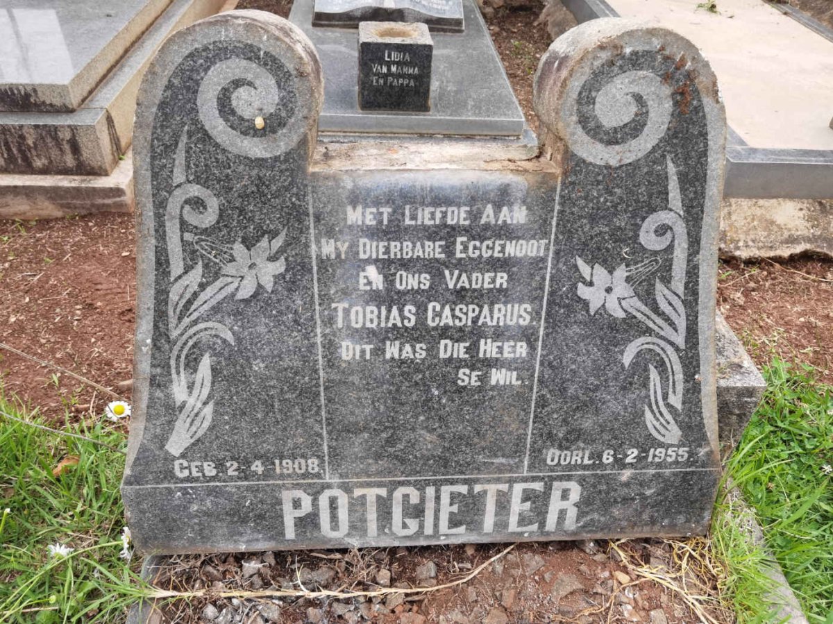 POTGIETER Tobias Casparus 1908-1955