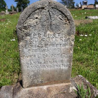 PRETORIUS Maria S.E. 1912-19??