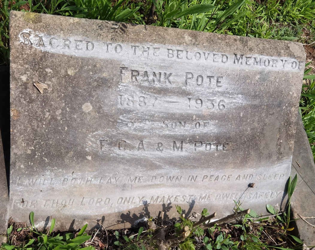 POTE Frank 1887-1936