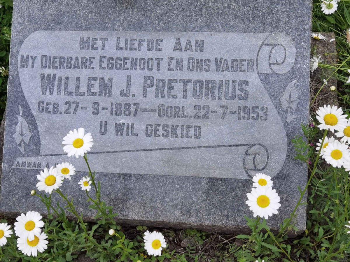 PRETORIUS Willem J. 1887-1953