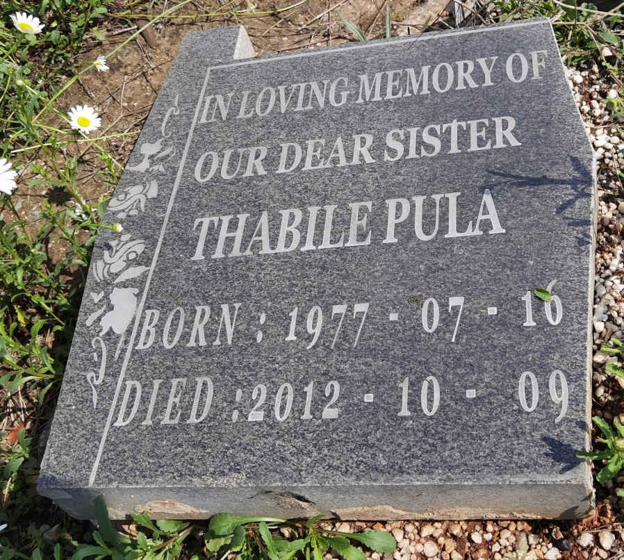 PULA Thabile 1977-2012