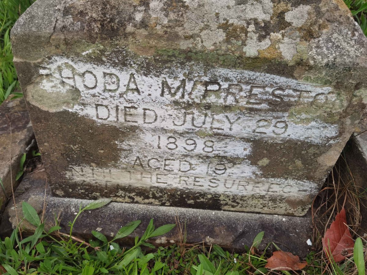 PRESTON Rhoda -1898