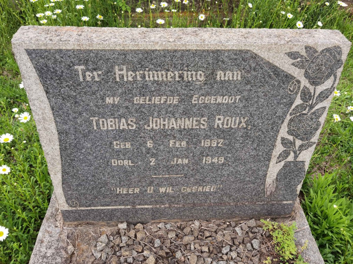 ROUX Tobias Johannes 1882-1949