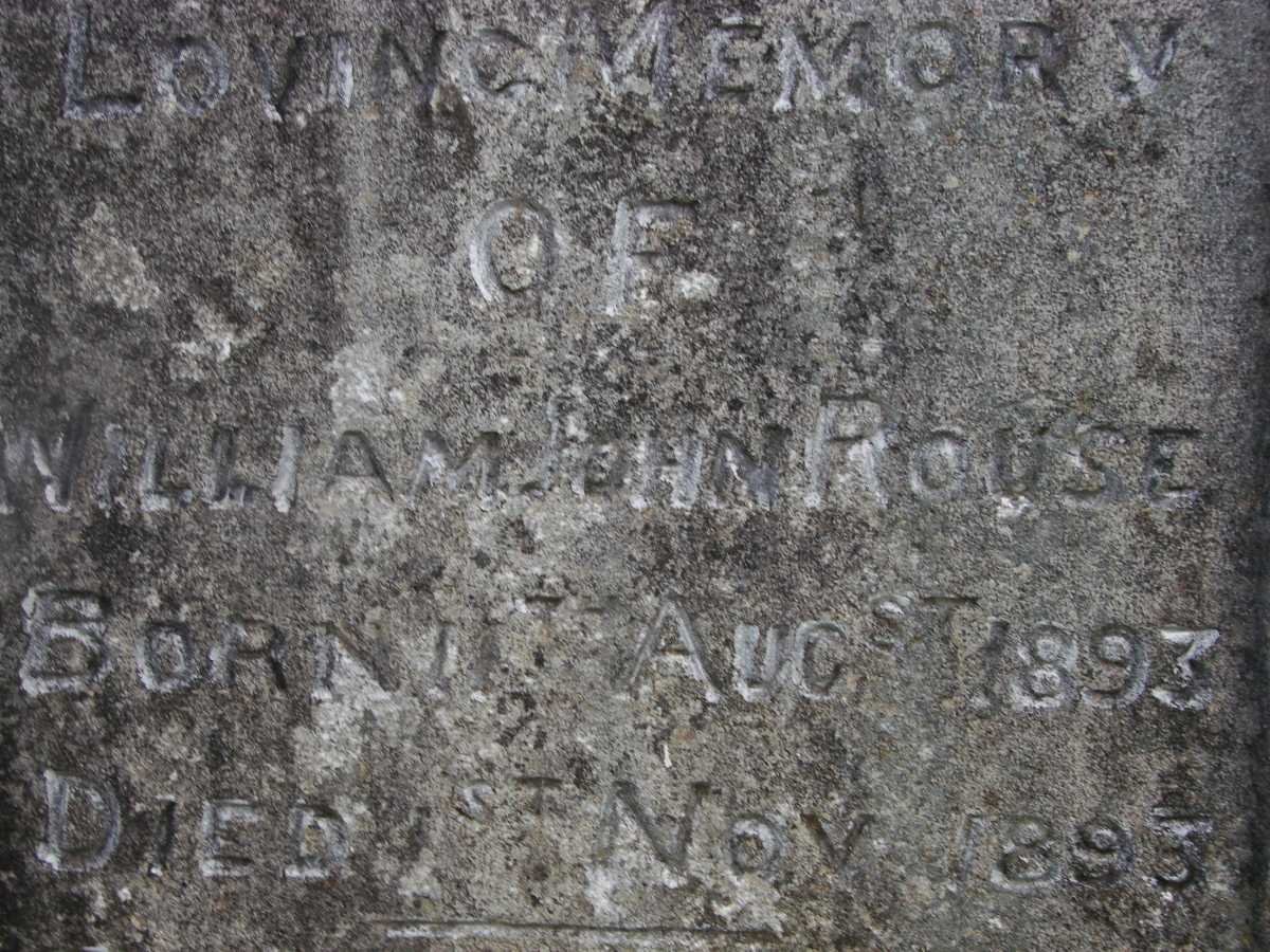 ROUSE William John 1893-1893